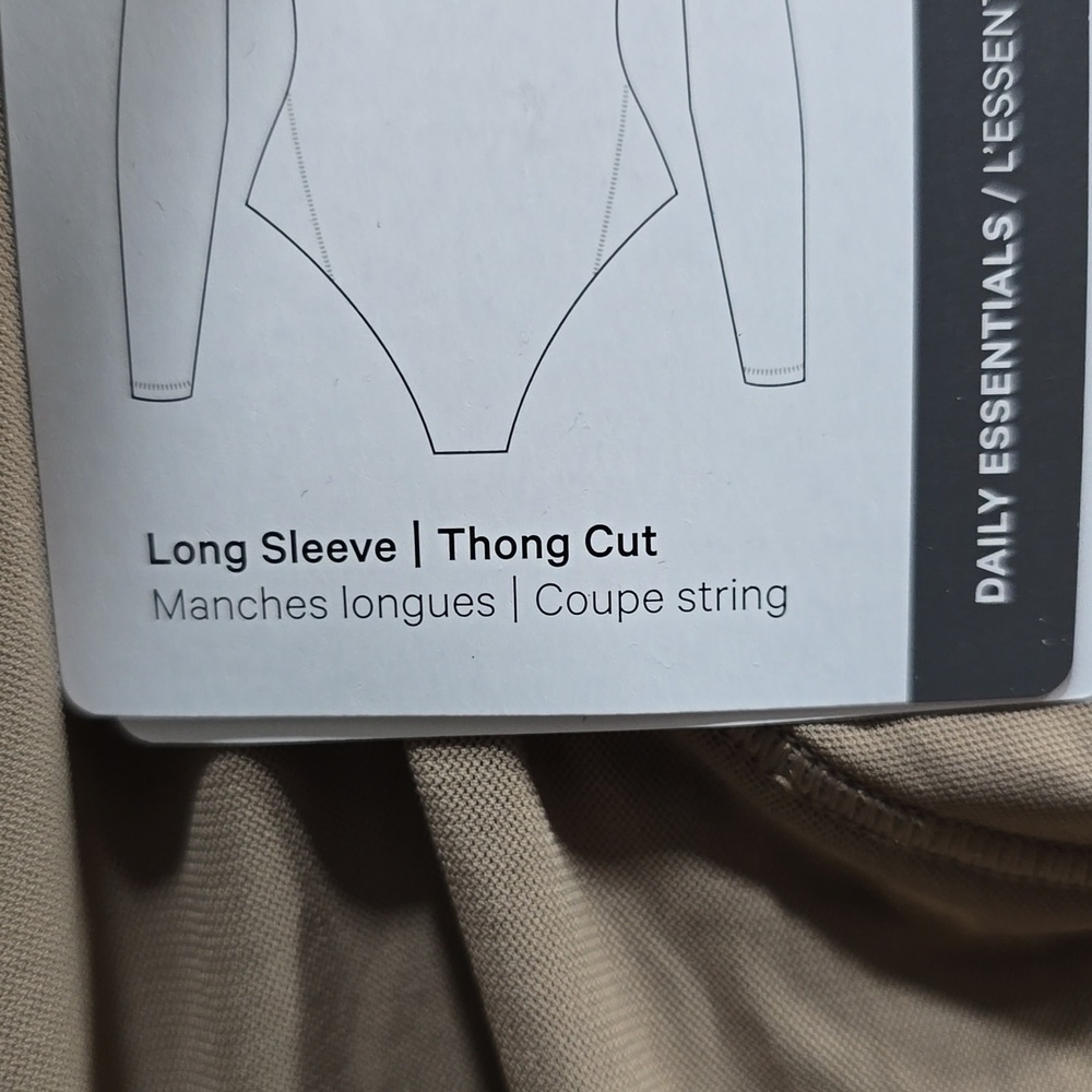 NWT Lululemon Wundermost Nulu Mesh Long-Sleeve Crewneck Bodysuit Taupetastic - Picture 9 of 9